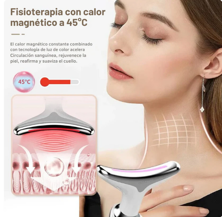 Masajeador Lifting Facial con Fototerapia Antiarrugas